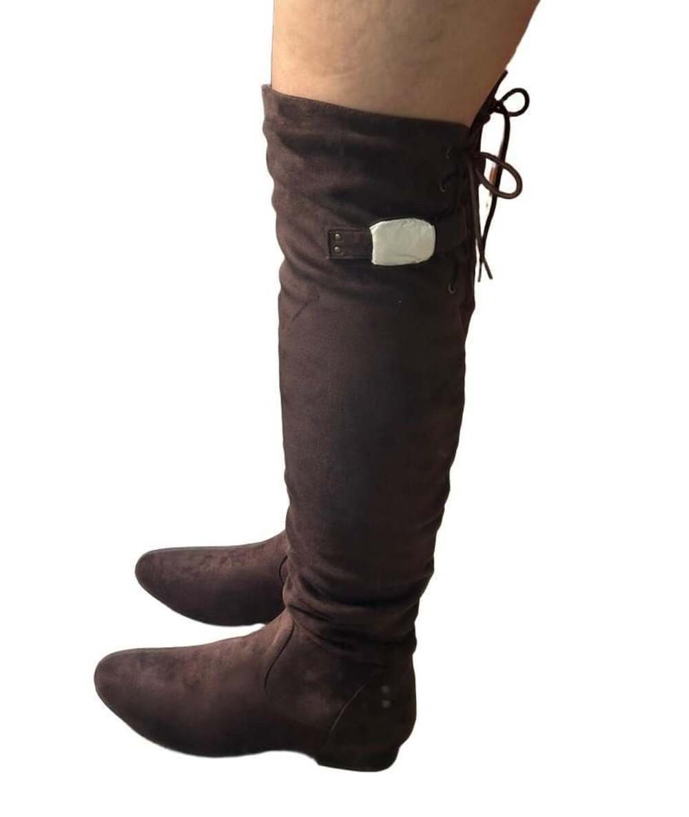 Dream Pairs Size US 10 Brown Thigh-High Boots